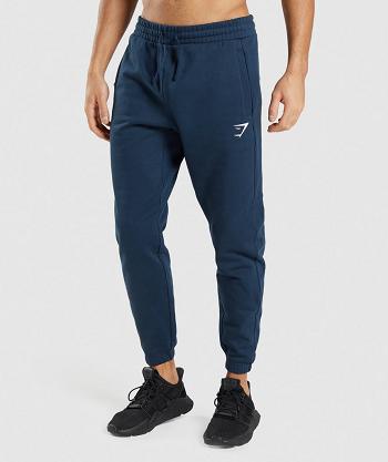 Pantalones Jogger Gymshark Essential Hombre Azul Marino | CO 3732QMA